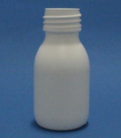 60ml Alpha Bottle White HDPE 28mm Neck